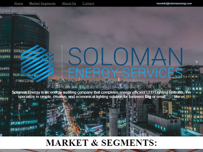 Soloman Energy design minimal web wordpress