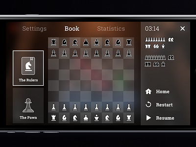 Chess Game Rulers UI