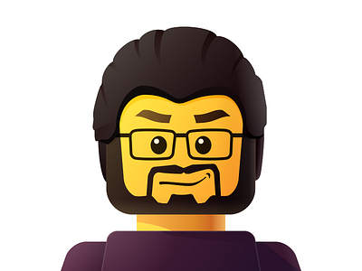 My Lego Portrait character icon illustration lego portrait sketch vector