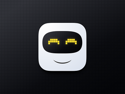 Funnybot android app bot design funny icon ios ipad iphone pixel robot tech