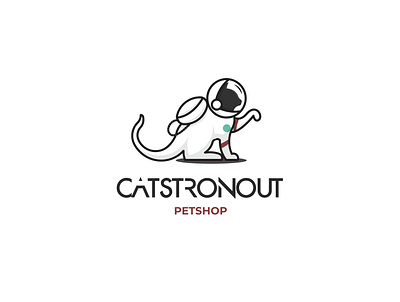 Catstronout Logo Design brandidentity branding branding concept design illustration logo logo design logodesign vector vector illustration