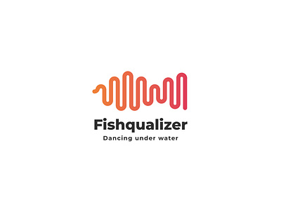 Fishqualizer Logo Design branding equalizer fish fish logo fishes illustration logo logodesign minimalist logo vector