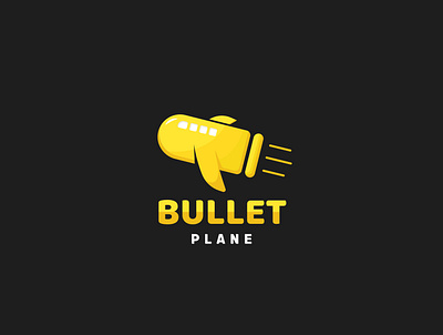 Bullet Plane Logo Design branddesign brandidentity branding bullet illustration logo logo design logodesign plane vector vector illustration