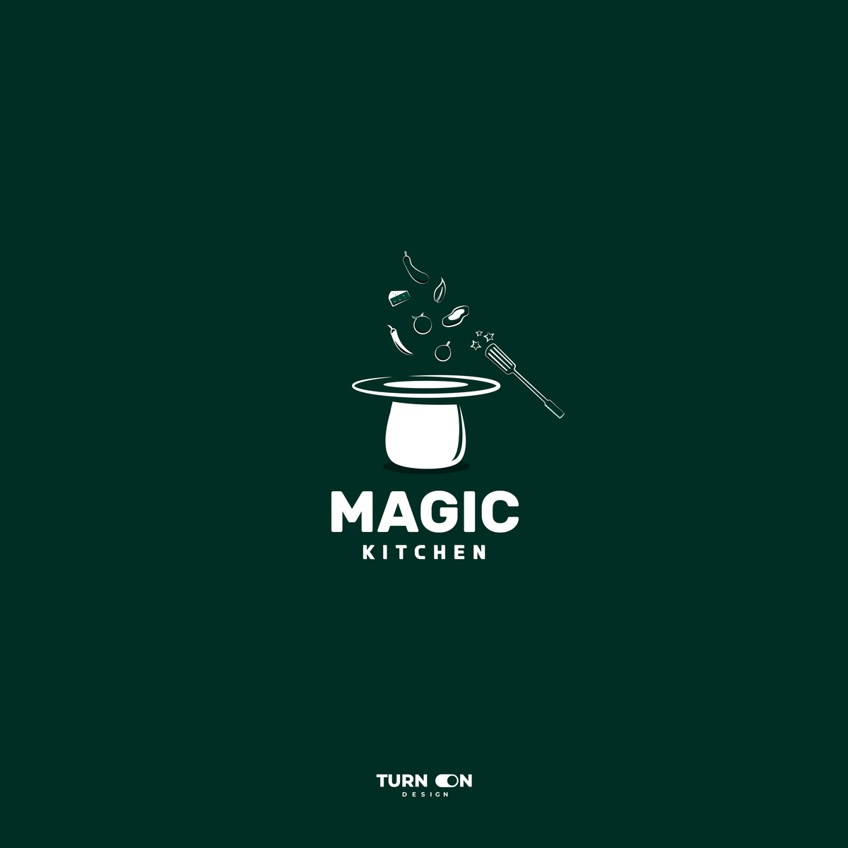 Magic Kitchen Logo Design by Yulian Rahman on Dribbble