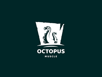 Octopus Muscle Logo Design branddesign brandidentity branding branding concept logo logo design logodesign minimalist logo muscle octopus vector