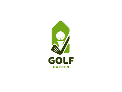 Golf Garden Logo Design brand branding branding concept garden golf golflogo identity logo logo design logodesign