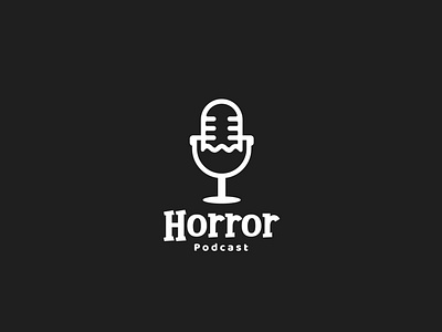 Horror Podcast Logo Design by Yulian Rahman - Turn On Design on Dribbble