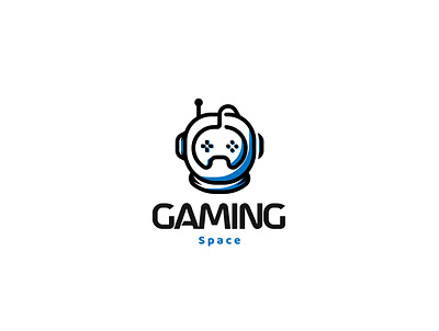 Gaming Space Logo Design astronout branddesign brandidentity branding branding concept gaming logo logo design logodesign space vector vector illustration