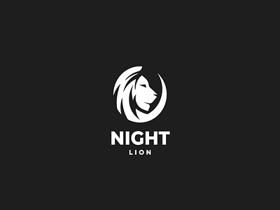 Night Lion Logo Design