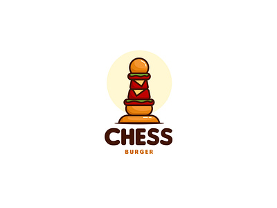 Chess Burger Logo Design