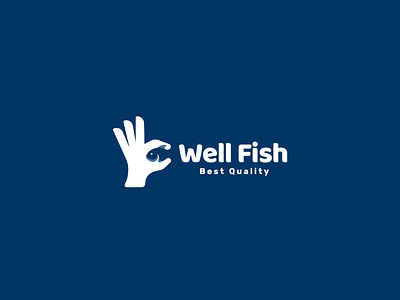 Well Fish Logo Design