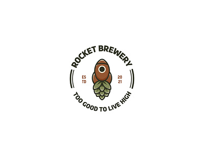 Rocket Brewery Logo Design