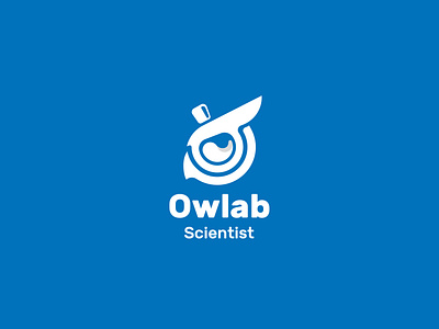 Owlab Scientist Logo Design