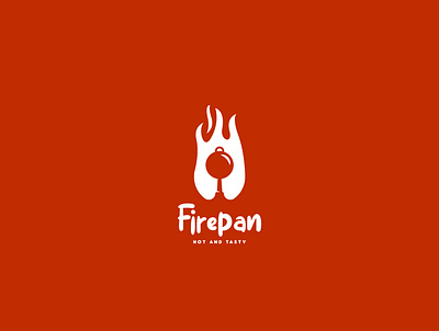 Firepan Logo Design branddesign brandidentity branding branding concept design fire food hot illustration kitchen logo logo design logodesign pan tasty