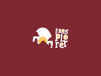 Eggsplorer Logo Design branddesign brandidentity branding branding concept camp design eggs explorer food fun illustration kids logo logo design logodesign mountain nature scout sun sunset