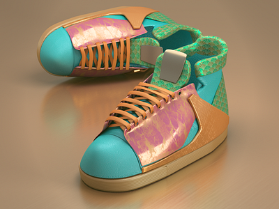 Just Shoeees 3d c4d modelling octance render shoes