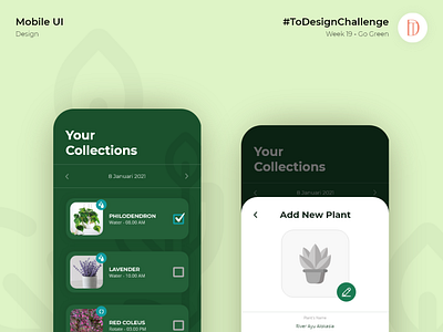 Go Green - UI Design