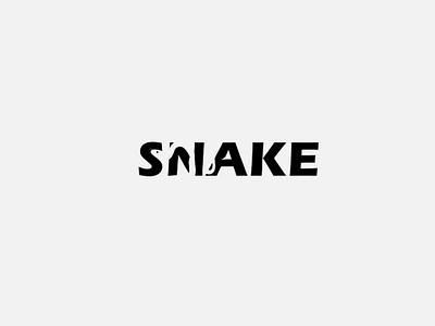 Minimal logo design - snake