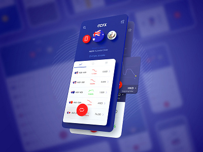 GCFX by KVBGC | Currency Exchange Mobile App UIUX Design