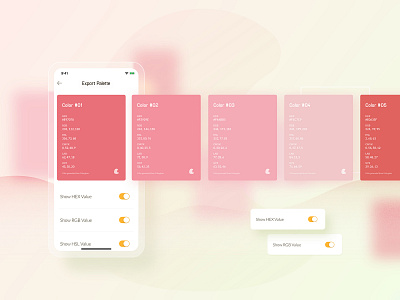 Colorgizes | Color Palette Management Mobile App UIUX Design alphabag android app color color palette colorgizes design ios mobile palette ui ux