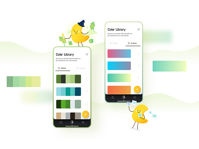 Colorgizes | Color Palette Management Mobile App UIUX Design alphabag android app color color palette colorgizes design ios mobile palette ui ux