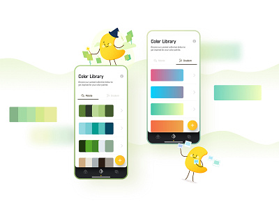 Colorgizes | Color Palette Management Mobile App UIUX Design