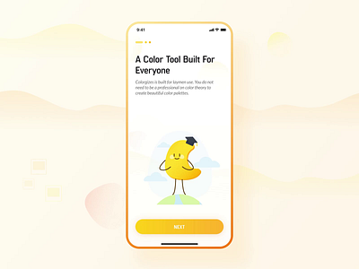 Colorgizes | Color Palette Management Mobile App On Boarding alphabag andvoid app branding color color palette colorgizes design icon illustration ios logo onboarding palette ui ux