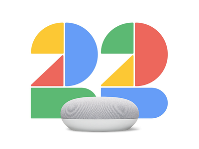 Google's 22nd birthday branding graphic design type