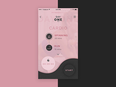 Fitness Workout App app daily ui design fitness ui ux workout