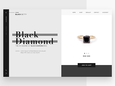 Black Diamond Ring Product Page