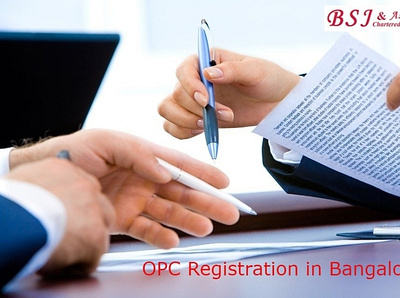 One Person Company Registration in Bangalore | BSJ & Associates