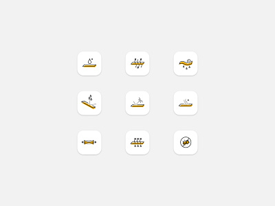 Tellin Brand Icons branding clean ui design flat graphic design icon icon set illustration minimal ux