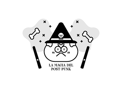 la magia del post-punk dark illustration magic magician postpunk punk wizard
