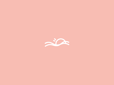 Dos olas branding design icon mexico swimwear vector