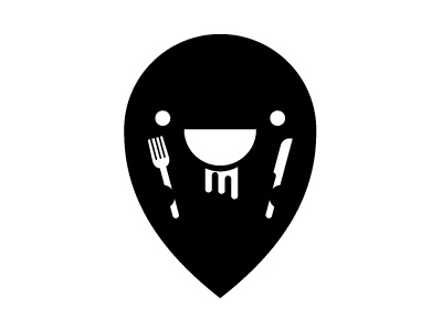 Ñam food hungry icon map