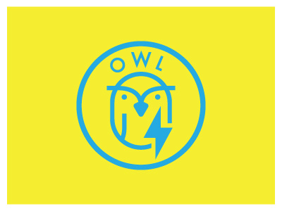 Owl battery electricity icon. logo owl
