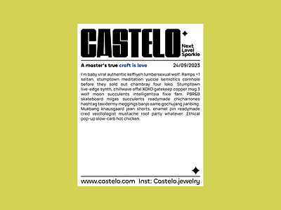 Castelo - Letterhead 📄 branding design graphic design logo mexico stationery