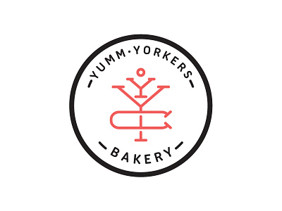 Yumm Yorkers Bakery bakery cronuts icon logo monogram new york