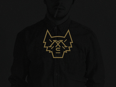 Maverick clothing icon logo monogram wolf