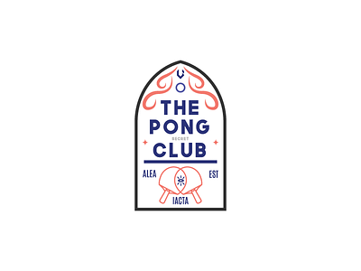 The pong (secret) Club badge club ping pong pong religion tennis table