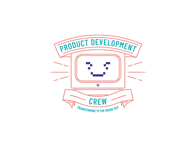 Product Development Crew badge computer crew icon vector