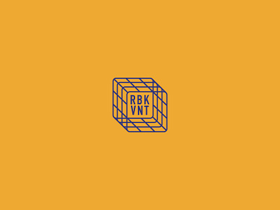 RBKVNT 3d branding icon logo rubik