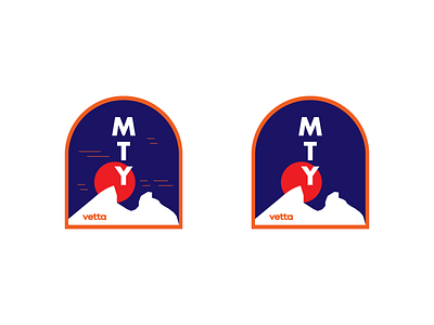MTY Vetta badge guadalajara icon mexico monterrey vector