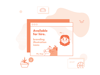 Available for hire avaible for hire freelance freelance designer freelance illustrator freelancer hire icon illustration illustrator mexico vector work