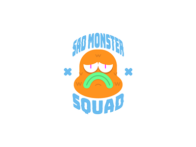 sad monsters characterdesign guadalajara illustration monster sad vector illustration vectorart