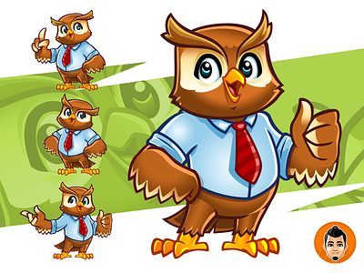 Friendly Owl Mascot