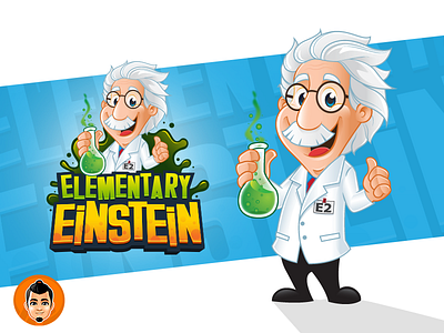 Einstein Mascot einstein scientist