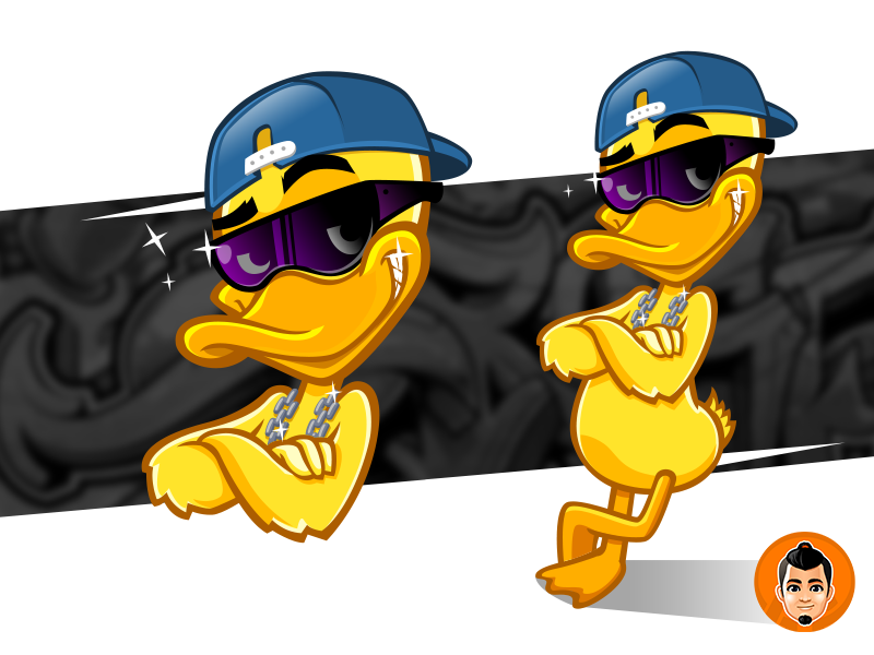 Duck Mascot by Aga Ochoco on Dribbble