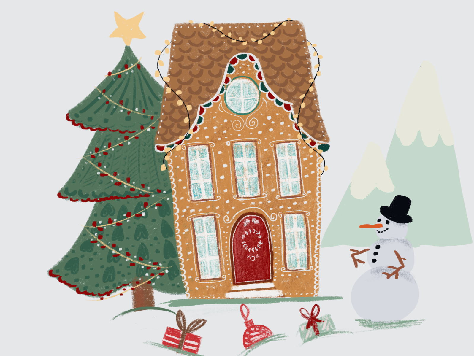 Xmas Cookie Home By Sinem On Dribbble   Ads Z Resim 