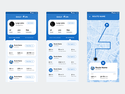 Interactive Map branding card cards challenge dailyui interaction design map running ux xd xd animation xd design xd ui kit xddailychallenge